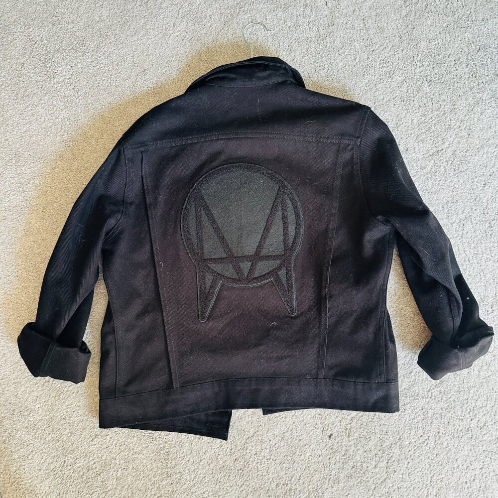 Owsla Black Logo Patch Denim Jacket - image 1